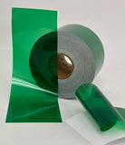 Transparent Vinyl Tape with Self-Adhesive. (2 inch x 25 ft, Green)