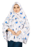Vastragrah Floral Print Cotton Blend Women Scarf | Long Chiffon Scarf Fancy Stylish Casual Hijab Scarf Floral Print Design For G