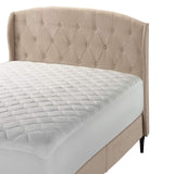 Short Queen Mattress Pad Protector By The Grand. Soft, Comfortable, And Hypoallergenic Rv Mattress Cover With Stretchable Deep P