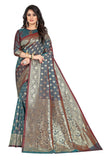 Sugathari Womens Banarasi Saree Pure Kanjivaram Silk Saree Soft new ladies 2023 Design Wear Pattu Sarees Latest Cotton Party Sar