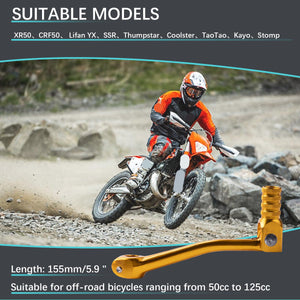 OTOHANS AUTOMOTIVE CNC Aluminum 2 Folding Gear Shifter Shift Lever for Honda XR50 CRF50 XR CRF 50cc 70cc 90cc 110cc 125cc Dirt