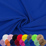Nylon Spandex Fabric, 80% Nylon, 20% Spandex, Swimwear, Activewear Fabric 4 Way Stretch Sports, Dance, Yoga (Royal Blue, 1 Yard)