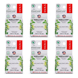 Radius Vanilla Mint Dental Floss 55 Yards Vegan & Non-Toxic Oral Care Boost & Designed to Help Fight Plaque Clear - Pack of 6