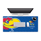 YouTheFan NCAA Kansas Jayhawks Logo Series Desk Pad