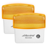 Maxxima LED Night Light with Dusk to Dawn Sensor - Featuring 25 Lumens, Plug In, Ideal for Bedrooms, Bathrooms, Basements, Hallw