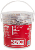 Senco 08F175Y Duraspin# 8 by 13/4 Flooring to Wood Collated Screw (1, 000per Box)