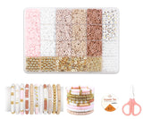 Maghrola Jewelry Bracelet Making Kit Flat Polymer Diy Clay Bead For ChildrenS,Adults | Diy Letter Plastic Polymer Beads Frien
