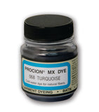 Jacquard Procion Mx Dye Undisputed King of Tie Dye Powder Turquoise 2/3 Oz Cold Water Fiber Reactive Dye Made in USA
