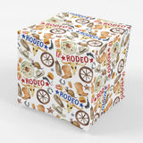 Stesha Party Western Wrapping Paper Rodeo Gift Wrap Folded Flat 30 x 20 Inch (3 Sheets)