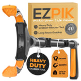 EZPIK Pro 40 Extended Grabber Reacher Tool for Elderly, Trash Hand Grabber Pickup Sticks for Seniors, Telescoping Extension Grip