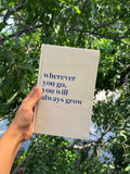 The Umbrella Store Farwell Gift, Hardcover Journal, A5 Harbound Notebook 100 Pages Blank (Farewell) Wherever You Go, You Will