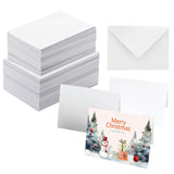 50 Pack Heavyweight Cotton Watercolor Cards with Envelopes, 4 x 6 Inch, Perfect for Painting or Card Making, Ideal for Christmas