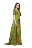 Gosriki Women'S Jute Silk Saree With Blouse Piece (Jutibai Light Green_Light Green),Light Green,,B095W9MMMP