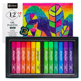 Artecho Neon Oil Pastels Set of 12 Colors (10 x 70 mm)