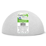FloraCraft CraftFoM Half Ball 2.8 x 5.8 Inch White
