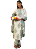Libas Women'S Cotton Kurta Set (49061_Off White