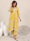 Libas Women'S Cotton Kurta Set (400430_Mustard_M)