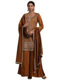 Libas Women'S Silk Blend Kurta Set (486060R