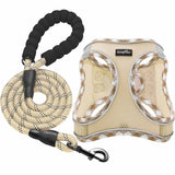 haapaw Dog Harness with Leash Set, No Pull Adjustable Reflective Step-in Puppy Harness with Thickened Padded Vest for Extra-Smal
