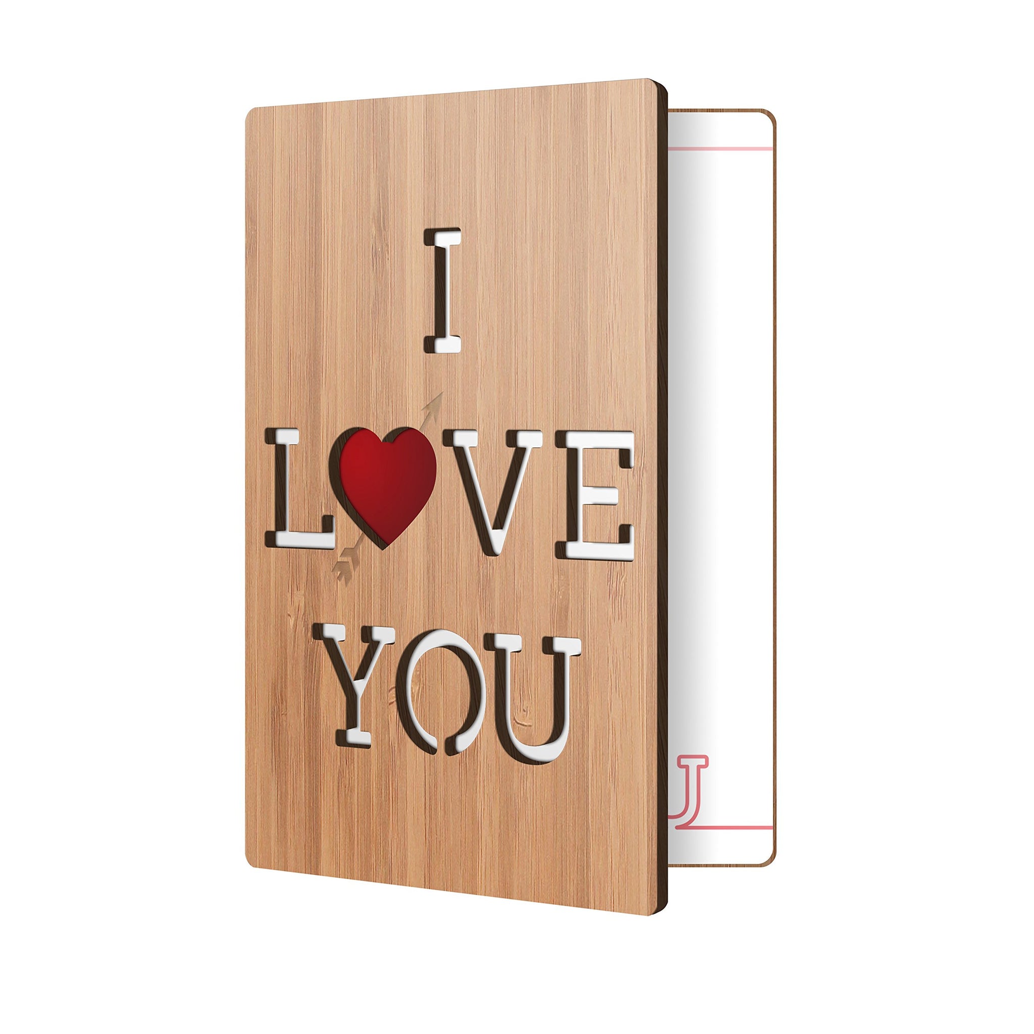 Heartspace | Love & Anniversary Cards | Handmade Sustainable Bamboo Love Cards | Happy Anniversary Cards For Wife, Husband, Girl