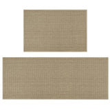 Artoid Mode Washable Non Slip Kitchen Rugs and Mats Set of 2, Rubber Backing Absorbent Kitchen Mats for Floor Front of Sink - 24
