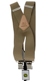 John Deere Mens 2 Logger Style Suspender, Khaki