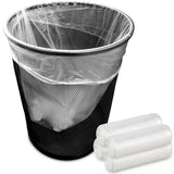 Stock Your Home 4 Gallon Unscented Small Garbage Bags, 200 Count, 12.7 Micron Thickness, Leak Proof Star Seal, Open Top Box for 