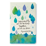 Compendium Softcover Journal - Individually, we are one drop. Together, we are an ocean. - A Write Now Journal with 128 Lined Pa