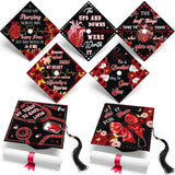 Feifeiya 14 Pcs Nurse Graduation Cap Topper Sticker Nursing Design Motivational Inspirational Cap Topper Decal Bible Grade Hat Q
