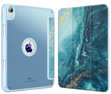 VIKESI for iPad 10th Generation Case 10.9 inch Released in 2022, Matte Slim Hard Back, Soft TPU Frame, Pencil Holder and Auto Sl