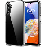 HOOMIL Case for Samsung Galaxy A14, Non-Yellowing, Drop Protection, Anti-Scratch Transparent Hard Back Phone Cover - Crystal Cle