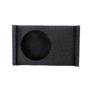 Qpower Single 10'' Universal Downfire Or Behind The Seat Emplty Enclosure