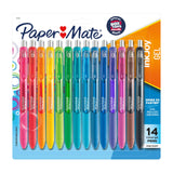 Paper Mate InkJoy Pens, Gel Pens, Fine Point (0.5 mm), Assorted, 14 Count