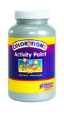 Colorations CMPCP Activity Paint, Metallic Silver 16 oz. (CMPSI)