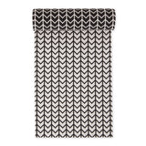 Black Herringbone Shelf Liner Set/2