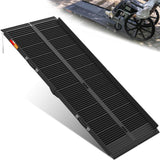 VNN Portable Wheelchair Ramp 6FT, Black Seamless Non-Slip Aluminum Ramps for Wheelchairs for Home, Handicap Wheelchair Ramps for