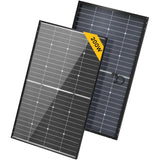 BougeRV 24V N-Type 16BB 200W Bifacial Solar Panel, 24V 200 Watt Solar Panel, for RV Camping Boat Marine Log Cabin Roof, Charing 