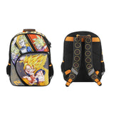 Dragon Ball Z Super Saiyan Character Panels 16 kids boys Backpack
