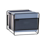 Mind Reader Hanging File Folder Organizer, Desktop Organizer, Storage, Office, Metal Mesh, 13 L x 9.75 W x 10.25 H, Black