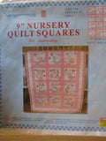 Jack Dempsey Nursery Quilt Blocks 12pc Girls
