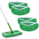 RuannoClean 4 Pack Reusable Mop Pads Compatible with Swiffer Sweeper Mop