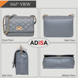 Adisa Women'S Sling Bag (Grey),Grey,,B0BDW2DFFY