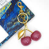 nylry Cherry Keychain Cherry Bag Charm Purse Charms for Handbags Cute Keychain Cherry Accessories Gifts for Women Aesthetic Y2K