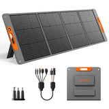 200W Portable Solar Panel for Power Station, 24% High Efficiency ETFE Foldable Solar Panel Charger, QC3.0, Type-C 60W, MC4 Outpu