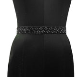 Saree Waist Hip Belt Kamarband 2Xx (Dark Grey)