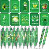 Eaasty 100 Pcs Mental Health Awareness Notebook and Ballpoint Pen Gifts Bulk Include 50 Motivational Notepads and 50 Inspiration