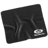 Flying Fisherman Microfiber Lens Cleaning Cloth (Black), 6 x 7Inch