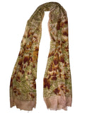 Soft Viscose Modal Stole Brown White