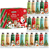MIYUELENI 20 Pack Christmas Hand Lotion Gifts Set,Moisturizing Hand Cream for Women, Mini Travel Size Holiday Gifts, Stocking St