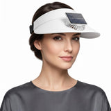 Drumstone Sun Visor Hat With Fan, Usb Rechargeable Wide Brim Cooling Cap With Upf 50+ Uv Protection, Lightweight Portable Sun Ha